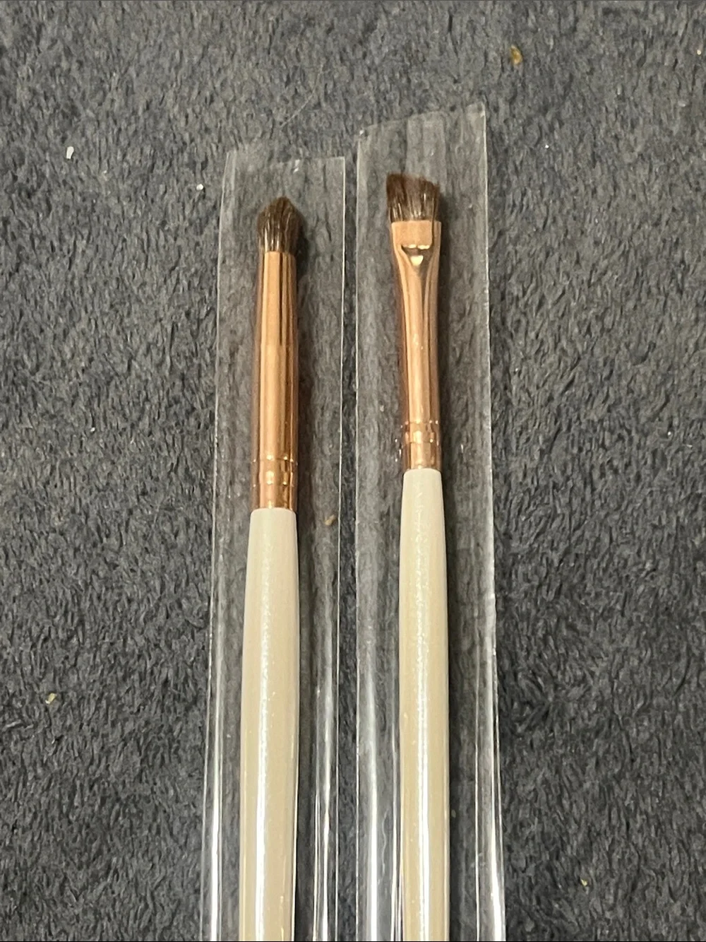 Morphe Rose Gold / Gold Brush Case with 7 pcs White Handle Brush Set